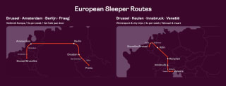 Sleepertrain (hele coupe) voor 120 euro Tussen Brussel-Amsterdam-Berlijn-Praag