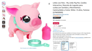 Little Live Pets My Little Pig Pet, Cerdito Interactivo por 22,09€