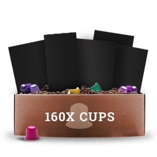 Coffret 160 capsules de café Nespresso compatible à 30€