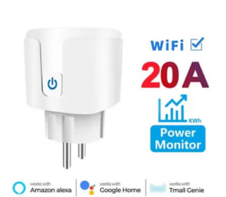 Enchufe inteligente con Wifi Control de voz 20A por 4,79€