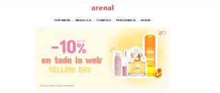 Hoy 10% descuento extra en la web de Arenal