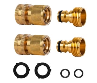 Conector Rápido de Latón para manguera de Jardín Kit de 3/4 pulgadas por solo 0,99€