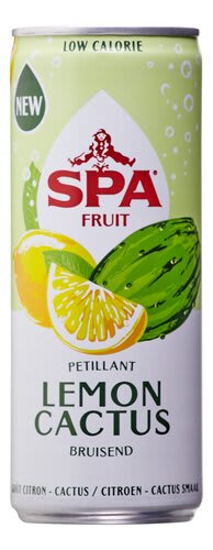 Spa Fruit Mango-Grapefruit of Lemon-Cactus voor €0,42 vanaf 8 blikjes bij Colruyt