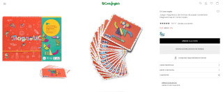 Juego magnético de formas de papel sostenible MagnetiCrea El Corte Inglés por 5€