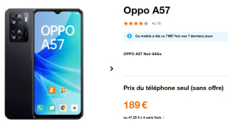 Oppo A57 à189€