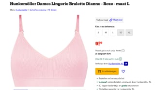 Hunkemöller Bralette Dianne voor €9,99 bij Bol