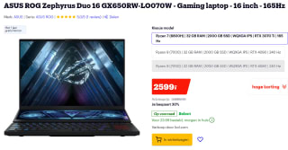 ASUS ROG Zephyrus Duo 16 GX650RW-LO070W voor €2.599 bij Bol.com