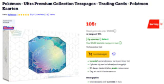 Pokémon Ultra Premium Collection Terapagos Trading Cards voor €105 bij Bol