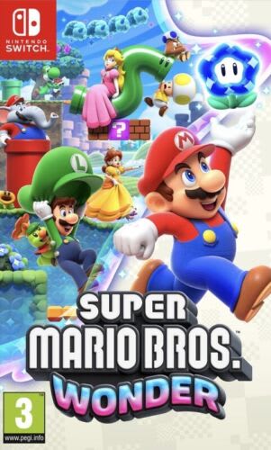 Achieve Super Mario Bros Wonder with free sticker sheet at eBay for £38.36