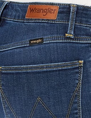 Wrangler Skinny dames jeans High Rise Cloud voor €16,22 bij Amazon NL