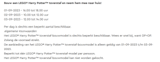 Bouw een LEGO® Harry Potter™ toverstaf en neem hem mee naar huis!