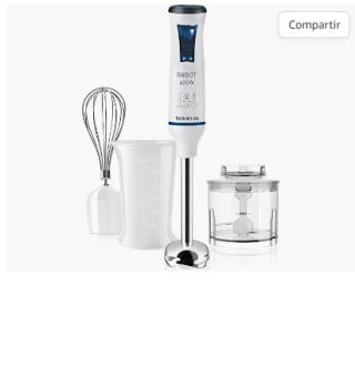 Taurus Robot 600 Plus batidor con potencia de 600W y 3 accesorios por 18.97€