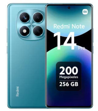 Xiaomi Redmi Note 14 Pro 4G de 8GB/256GB + cargador por 159,99€