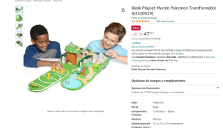 Marca Bizak Playset Mundo Pokemon Transformable por 47,84€