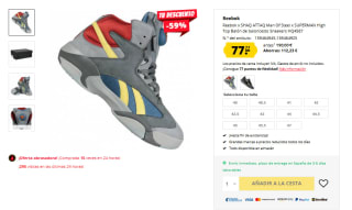 Reebok x DC Comics LX Batman por 66,66€ y Superman por 77,77€