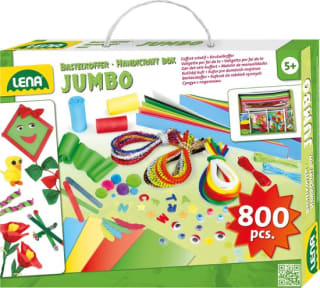 Lena - Jumbo Knutselkoffer - 800 onderdelen - Hobbypakket voor €11,89 bij Bol.