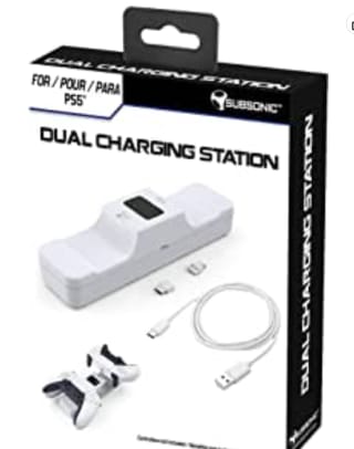 Subsonic, Estación de carga blanca para 2 controladores Dual Sense PS5 por 7,18€