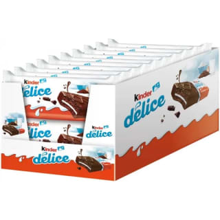 Barra esponjosa Kinder Delice pack 20 unidades por 12,95€