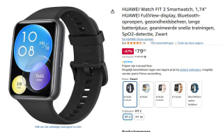 Huawei Watch Fit 2 Active, Smartwatch voor €79 bij Amazon