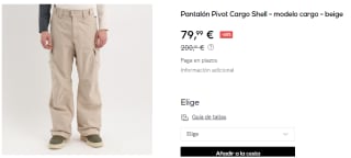 Pantalón de Hombre Oakley Pivot Cargo Shell por 79.99€