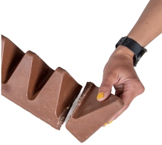 TOBLERONE XXXXL-REEP ( 4,5 kg ) voor 62,49 euro