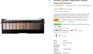 Rimmel London Magnifeyes Palette Paleta de Sombras por 3,25€
