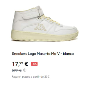 Botines para Hombre Kappa Logo Maserta Md V por 17.99€