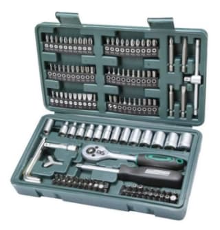 Mannesmann M29166 maletín de herramientas 130 piezas por 16,38€