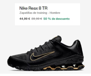 Zapatillas para Hombre Nike Reax 8 TR por 44.99€
