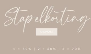 Tot 70% stapelkorting tijdens de sale bij Dirkje.