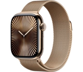 Apple Watch Series 10 4G 42mm Titanium Goud Milanese Band voor €749 bij Amac