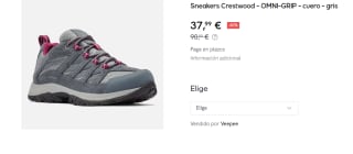 Zapatillas de Trekking de Mujer Columbia Crestwood™ por 37.99€