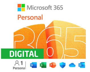 M365 15 meses Personal Digital - 12 Meses + 3 Meses Gratis - Antes Office 365 Personal por $19.990