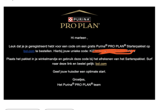 Gratis Hondenvoer of Kattenvoer via Purina Pro