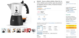 Cafetera Bialetti Brikka Moka Pot por $894 | Descuento Amazon