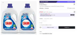 Pack de 2×45 Lavados Detergente Gel Azul Activo Colon por 13.99€ (Cuenta Nueva 8.18€)