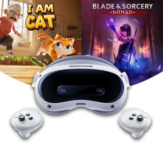 PICO 4 Ultra 256 GB – VR- en Mixed Reality-headset + 2 GRATIS games voor €459 dmv code met Amazon prime