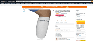 Meia Universal com Gel para Amputação da Ortho Pauher - R$ 89,42