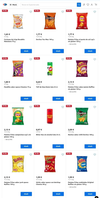 -5€ de Descuento directo por compra de 15€ en Carrefour.