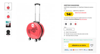 Hidetoshi Wakashima 18" Diseñador Maleta de cabina varios colores por 9,99€