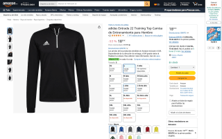 Adidas Entrada 22 Training Top por 18,69€