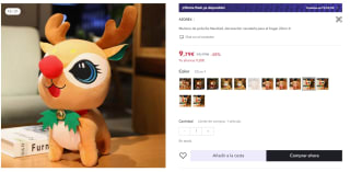 Productos de Navidad como arboles y adornos muy baratitos