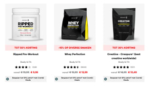Tot 50% korting op diverse producten bij Body & Fit