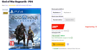 God of War Ragnarök voor €29,99 bij bol.com