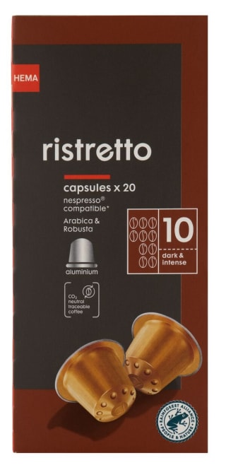 Hema koffiecups, 3 dozen (20 stuks) voor €7,50