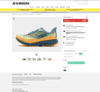 Zapatillas Hoka Stinson 7 Hombre por solo 92€