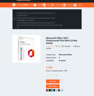 Microsoft Office 2021 Professional Plus Bind Cd Key Global por 6,50€