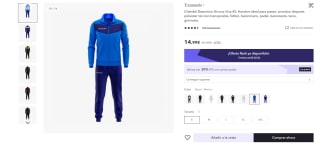Chándal Deportivo para hombre marca Givova Visa 4S por 11,99€