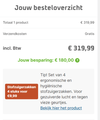Rowenta Stofzuiger Robot RR8587WH voor €219 na cashback bij Rowenta