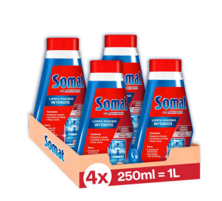 Limpia Máquinas Somat Aditivo Lavavajillas 4 unidades 1000ml por 9,52€